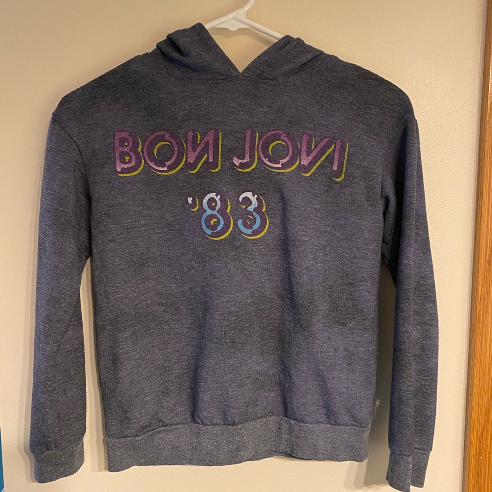 Girls Bon Jovi hoodie and Boston crop